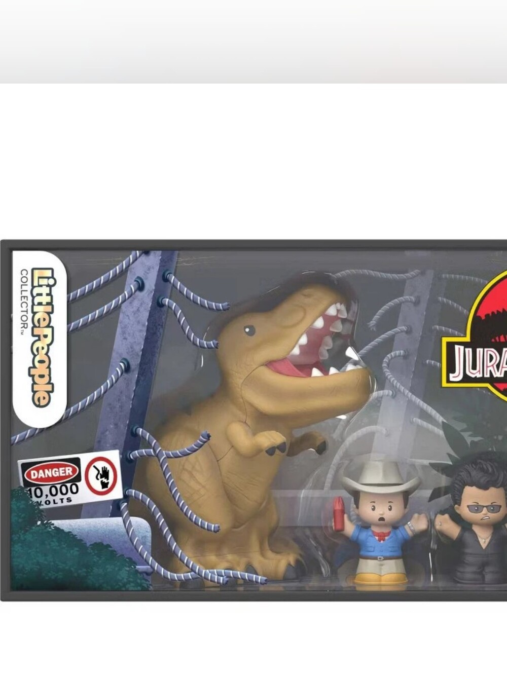 Little People Collector Jurassic Park Special Edition Set with Dinosaur